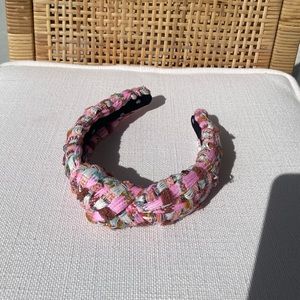 Lele Sadoughi - Pink Colorful Knotted Headband